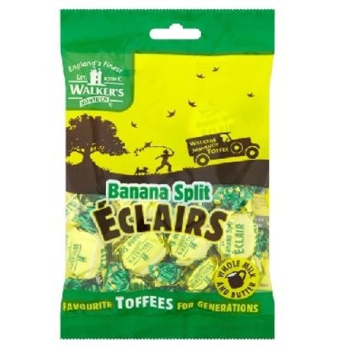 Walkers Banana Split Eclairs 150G - 3 Pack
