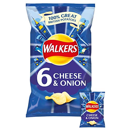 Walkers Crisps - Cheese &Amp; Onion 6X25G