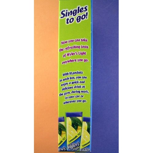 Wylers Light Lemonade Drink Mix -Six Boxes