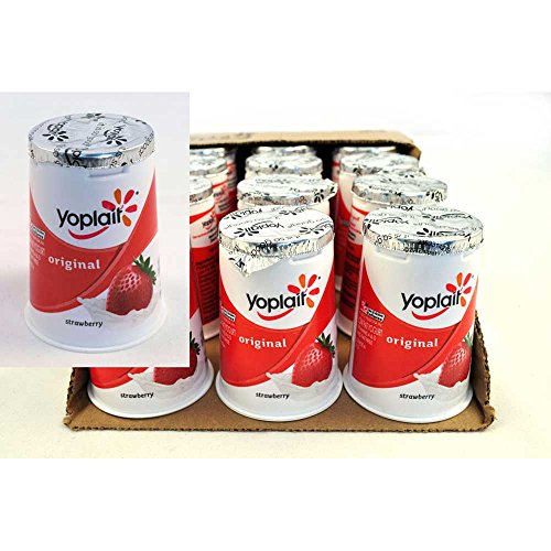 Yoplait Original Strawberry Yogurt, 6 Ounce -- 12 Per Case.