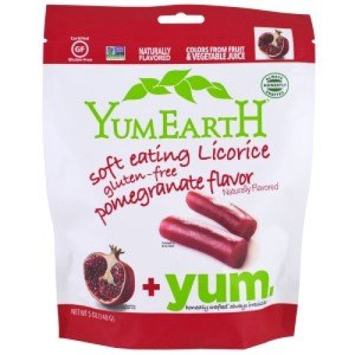 Yumearth, Soft Eating Gluten Free Pomegranate Licorice + Yum, 5