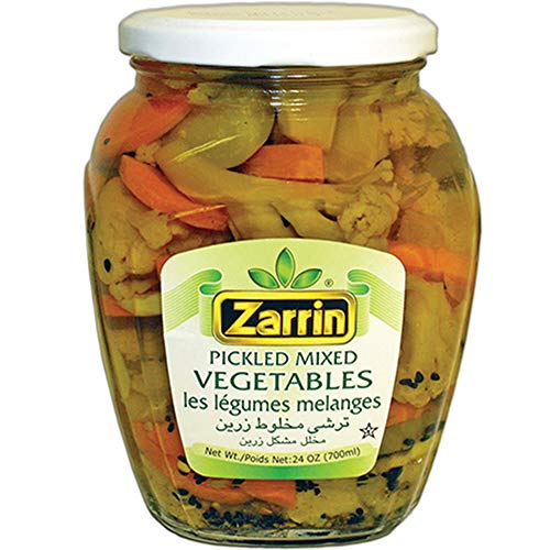 Zarrin Pickled Mixed Vegetables, 24 Oz By Zarrin