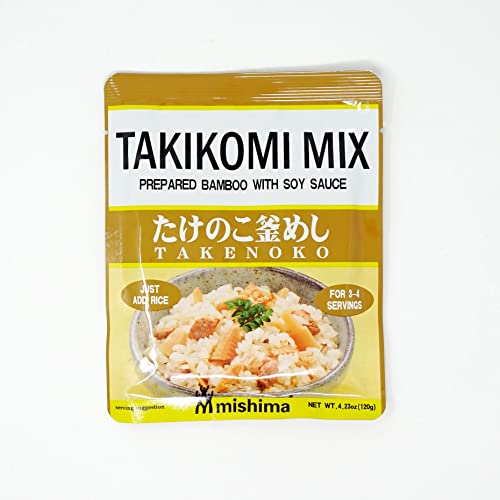Mishima Takikomi Gohan Mix Takenoko , Prepared Bamboo With Soy S
