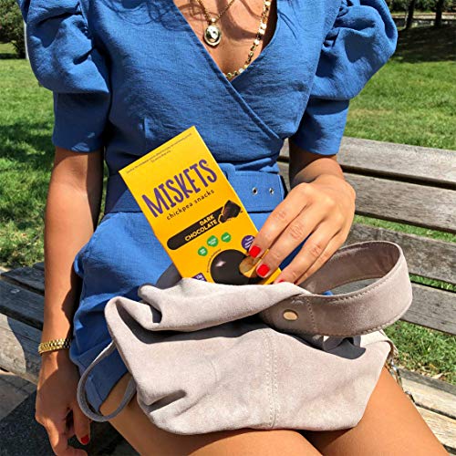 Miskets Roasted Chickpea Snacks | Dark Chocolate | Chocolate Cov