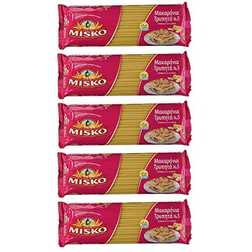 Misko #2 Greek Macaroni Pastitsio Pasta Noodles 500G 5 Pack