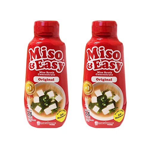 Japanese Marukome All Natural Miso &Amp; Easy Miso Broth Tube 2 Pack