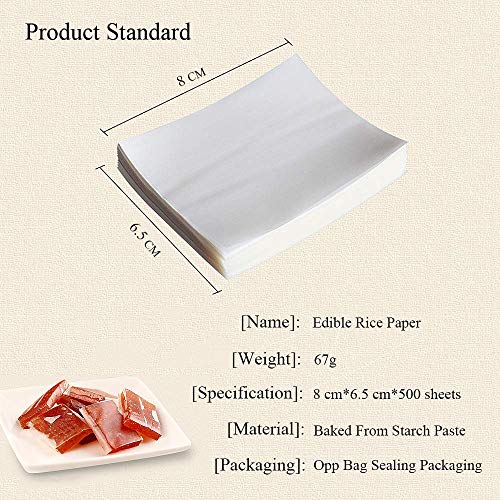 Edible Sticky Rice Paper For Confectionery And Chocolate Making,