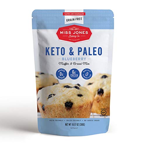 Miss Jones Baking Keto Blueberry Muffin Mix