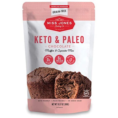 Miss Jones Baking Keto Chocolate Muffin &Amp; Cupcake Mix - Gluten F
