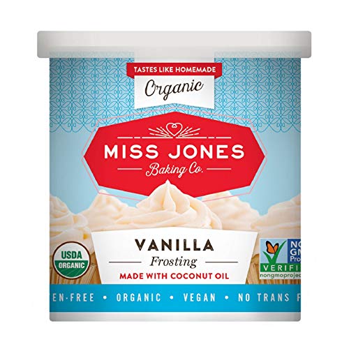 Miss Jones Baking Organic Buttercream Frosting, Perfect For Icin