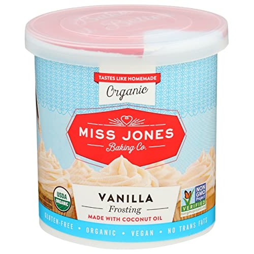 Miss Jones Baking Organic Buttercream Frosting, Perfect For Icin