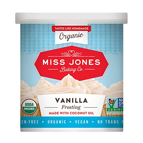 Miss Jones Baking Organic Frosting, Vanilla Pack Of 1