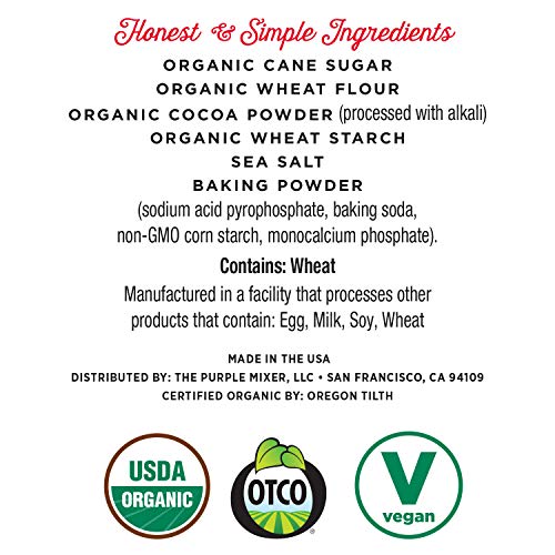 Miss Jones Baking Organic Fudge Brownie Mix, Non-Gmo, Vegan-Frie