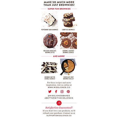Miss Jones Baking Organic Fudge Brownie Mix, Non-Gmo, Vegan-Frie