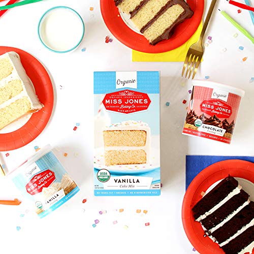 Miss Jones Baking Organic Yellow Cake And Cupcake Mix, Non-Gmo,