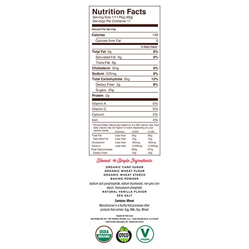 Miss Jones Baking Organic Yellow Cake And Cupcake Mix, Non-Gmo,