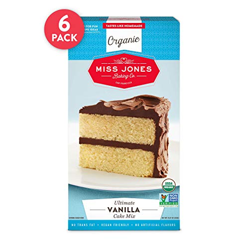 Miss Jones Baking Organic Yellow Cake And Cupcake Mix, Non-Gmo,