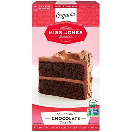 Miss Jones Baking Organic Chocolate Cake and Cupcake Mix Bundled...