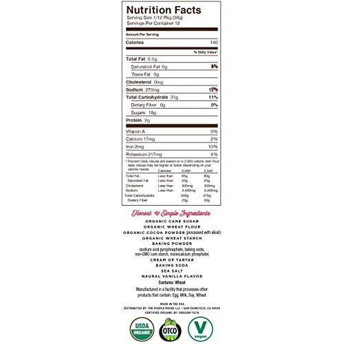 Miss Jones Baking Organic Chocolate Cake and Cupcake Mix Bundled...