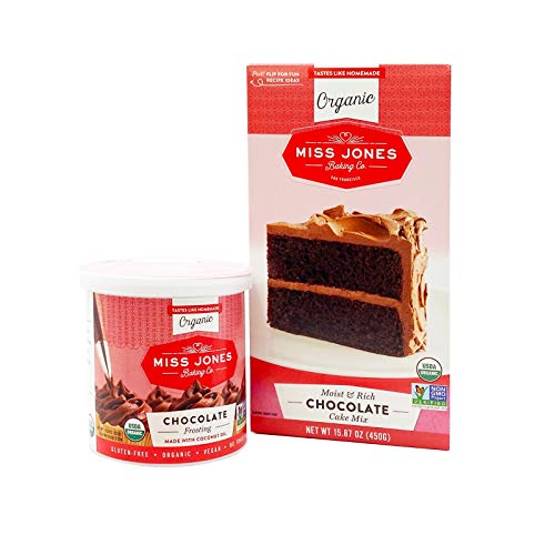 Miss Jones Baking Organic Chocolate Cake and Cupcake Mix Bundled...