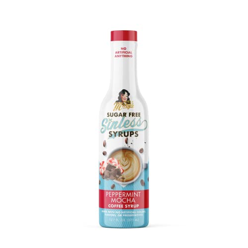 Sugar Free Peppermint Mocha Sinless Syrup - Sugar Free, No Artif...