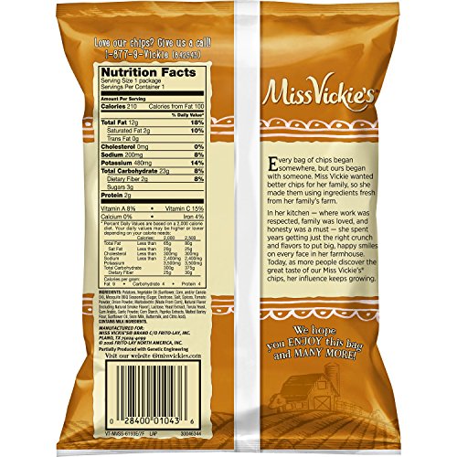 Miss Vickies Smokehouse Bbq Flavored Kettle Cooked Potato Chips