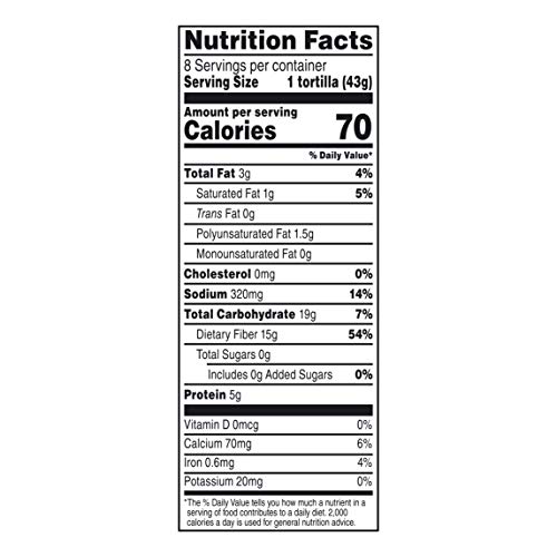 Mission Carb Balance Soft Taco Flour Tortillas | Low Carb, Keto