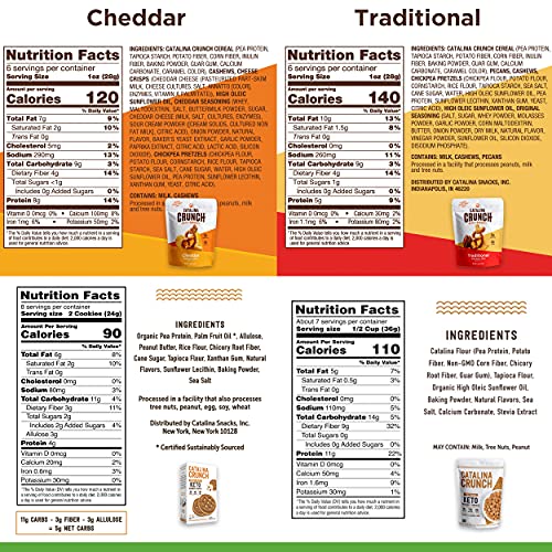 Catalina Crunch Snack Mix, Cookies & Cereal - Keto Box - Low Car...