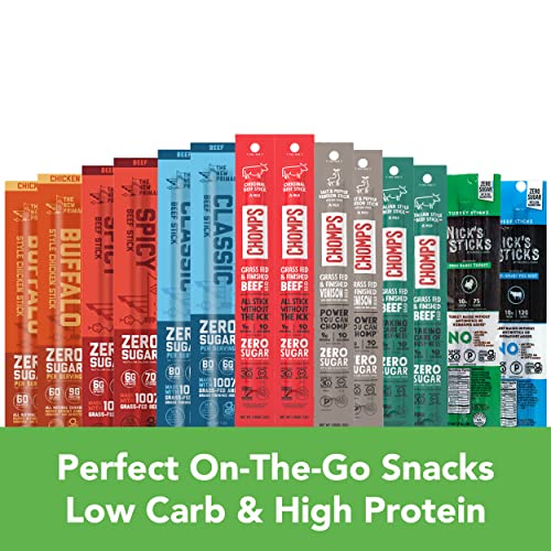 Chomps Beef Sticks, Nicks Stick, The New Primal Beef Sticks – Pa...