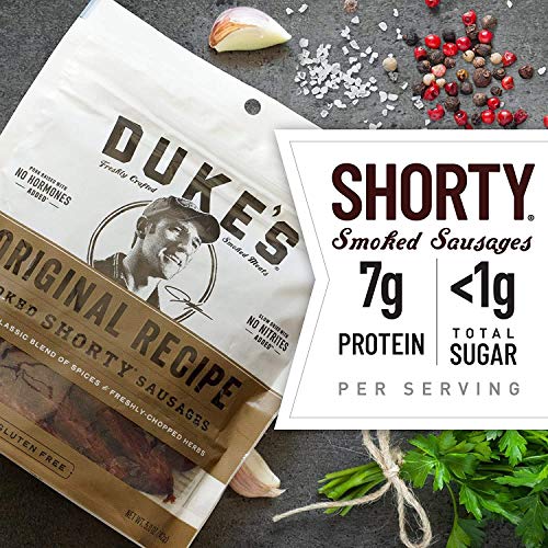 Dukes Shorty Sausages, Smoked Sticks - Low Sugar, Low Carb, High...
