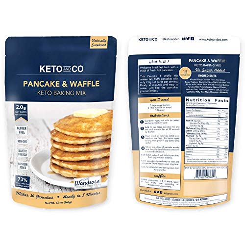 Keto &Amp; Co Pancake Mix, Choczero Sugar-Free Maple Syrup, Good Goo