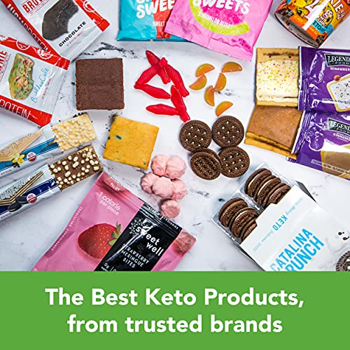 Low Carb Snack Box - Keto Friendly &Amp; Low Sugar Bars, Brownies, P