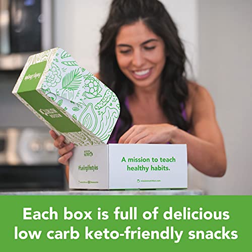 Low Carb Snack Box - Keto Friendly &Amp; Low Sugar Bars, Brownies, P