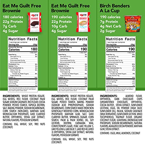 Low Carb Snack Box - Keto Friendly &Amp; Low Sugar Bars, Brownies, P