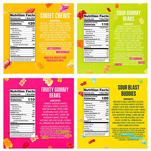 Smartsweets Variety Pack 12 Count, Candy With Low-Sugar &Amp; Low