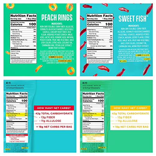 Smartsweets Variety Pack 12 Count, Candy With Low-Sugar &Amp; Low