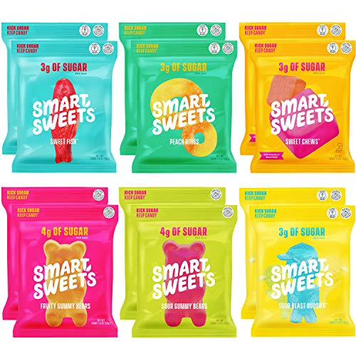 Smartsweets Variety Pack 12 Count, Candy With Low-Sugar &Amp; Low