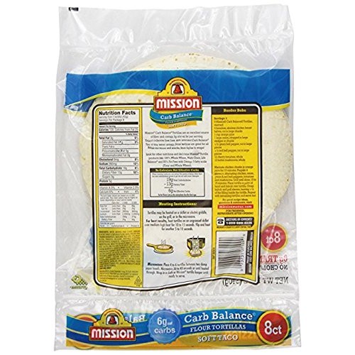 Baking Mixes Mission Low Carb Soft Taco Flour Tortillas