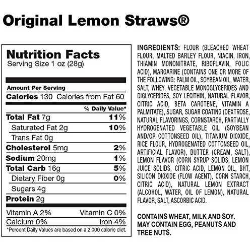 Mississippi Cheese Straw Company Original Lemon Straws In Gift T