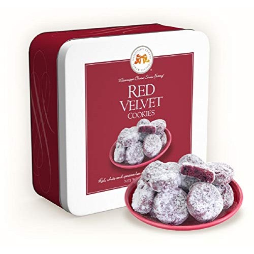 Mississippi Cheese Straw Factory Gift Tin Red Velvet Cookies Re