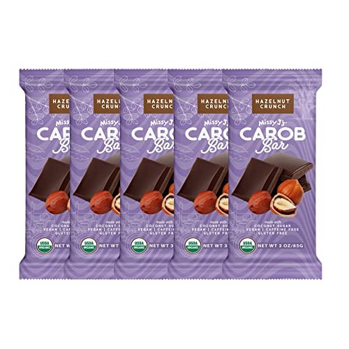 Missy Js Carob Bars Hazelnut 5-Pack