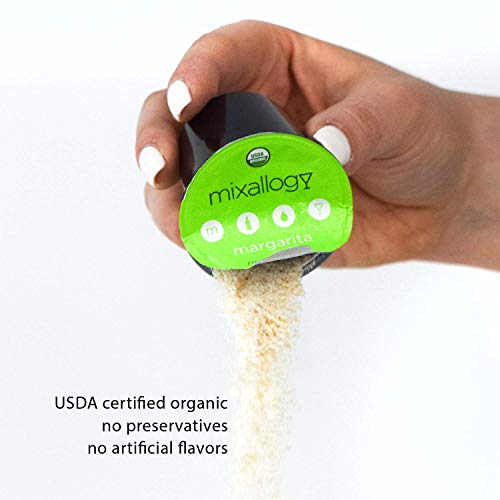 Mixallogy Powdered Margarita Cocktail Mix &Amp; Mini Shaker Set - 6