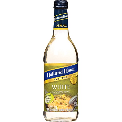 Holland House White Lemon Cooking Wine Glass Bottle, 16 Oz
