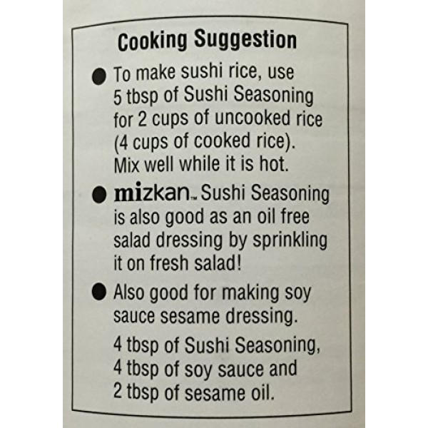 Mizkan Vinegar Sushi Seasoning for Sushi or Salad - 24 fl oz 71...