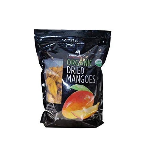 Kirkland Organic Dried Mangoes Unsweetened 2.5Lb Bag