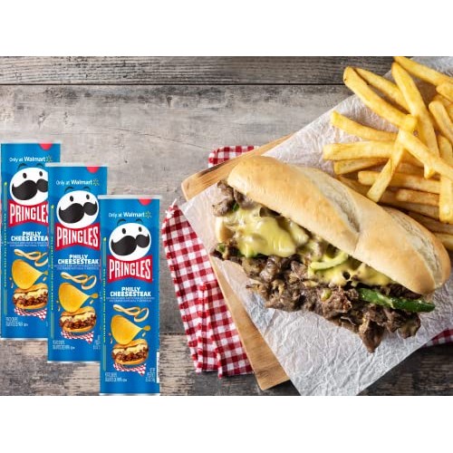Limited Edition Philly Cheesesteak Pringles Potato Crisps Chips|...