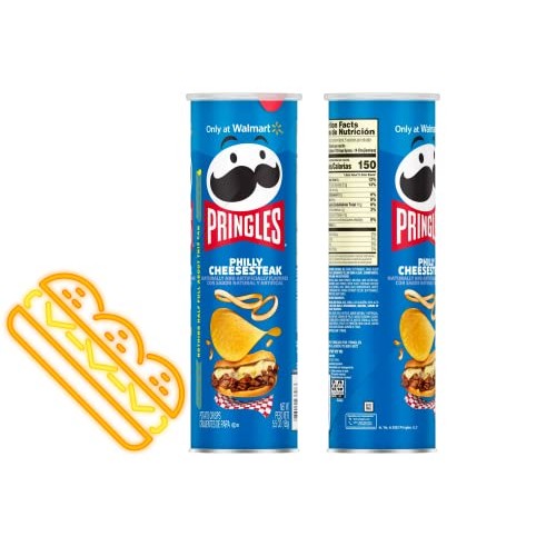 Limited Edition Philly Cheesesteak Pringles Potato Crisps Chips|...