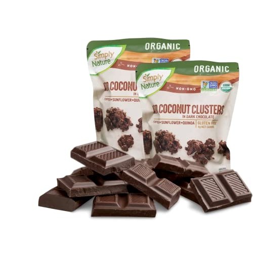 Simply Nature Keto Coconut Clusters in Dark Chocolate | Pumpkin ...
