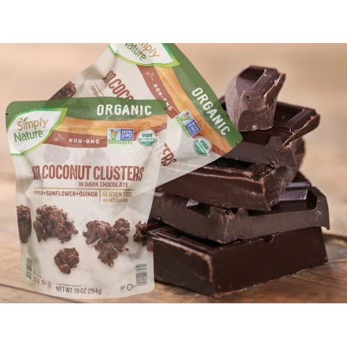 Simply Nature Keto Coconut Clusters in Dark Chocolate | Pumpkin ...