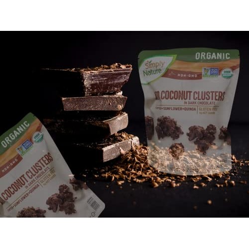 Simply Nature Keto Coconut Clusters in Dark Chocolate | Pumpkin ...
